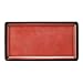 Seltmann 001.749490 Buffet-Gourmet 5170 1/3 GN - Juego de platos de porcelana (rectangular, con relieve, 32,5 x 17,6 x 1,6 cm), color rojo y marrón