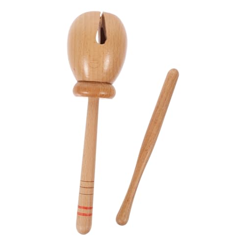 GALPADA 1 Set Block Percussion Instrument for Educational Musical with Mallet Safe and Easy to Play Encourages Rhythm and Listening Skills for Early Music Learning