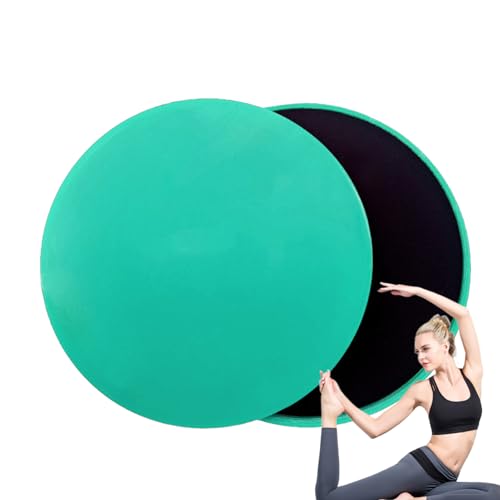 Curseurs de base – Disques glissants double face pour exercice, 2 patins de sol pour la musculation, les entraînements au sol | Entraînements de base pour tapis de sol en bois dur | Entraînement de