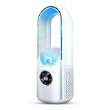 Climatiseur Mobile sans Évacuation ArticBlast, Portable Air Conditioner,Rafraîchit L’air Par Évaporation Silencieux pour Chambre Bureau (Blanc)