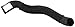 Dayco 72213 Lower Radiator Hose, Black