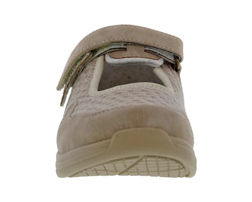 Image of Drew Women's Buttercup Mary Jane Sneaker with Adjustable Strap Strech Upper Comfortable Walking Shoe