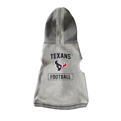 Littlearth Houston Texans NFL Pet Hooded Crewneck Team Color