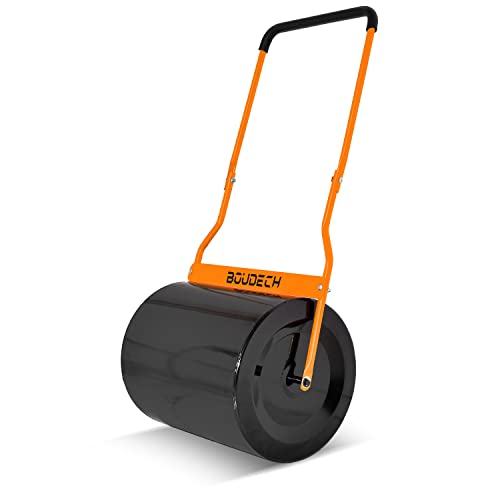 BOUDECH® Tabur - Rullo manuale per prato da 50cm con impugnatura ergonomica. Rullo da giardino con tappo rimovibile ⌀40cm e...