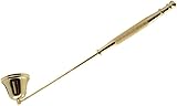 YuanHolumid Gold Metal Candle Snuffer Wick Snuffer with Long Handle Candlesnuffers Candle Sleeves Accessories
