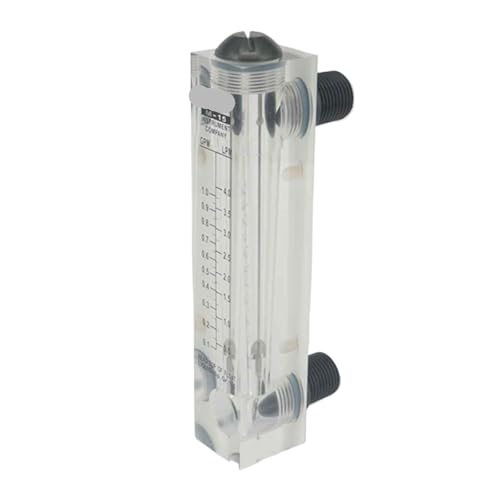 Rotamètre LZM-15 avec vanne débitmètre d'eau 16-160LPH pour panneau