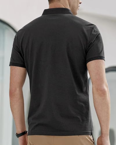 Image of Noble Monk Men's Cotton Blend Regular Fit Polo T-Shirt