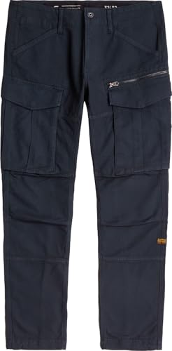G-STAR Raw - Mens Rovic Zip 3D Regular Tapered Pants, Color Legion Blue Gd, Size: 28W x 32L4