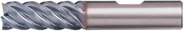 Cleveland C60422 High Performance, Solid Carbide, 5-Flute End Mill for Steel, 0.1875
