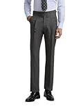 SILBON Pantalón Traje Pata De Gallo Gris para Hombre Talla 48