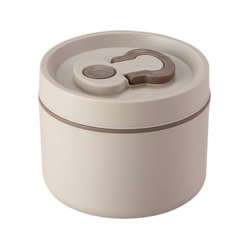 Generisch Acero inoxidable - Recipiente térmico de 650 ml para comida | Caja de preparación con deliciosa tapa, libre de BPA, uso para ensalada, carne, oficina o viajes, 11,7 x 9