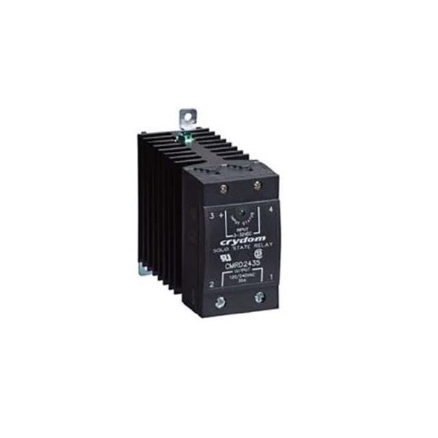 CMRD4835P, Solid State Relay, DIN Rail Mt, Load: 530VAC 35A, 3-32VDC in, Zero Cross, IOP
