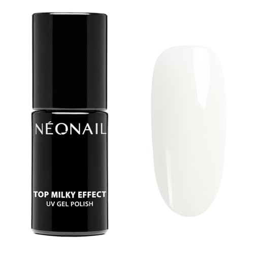 NÉONAIL UV Nagellack - Top Coat Gel UV - Top Milky Effect Creamy 7 2 ml - NÉONAIL Überlack Für Nägel - UV Lack - Gel Nägel - Nageldesign