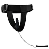 Dildo Panties Silicone Vagina Anal Plug Female Masturbation Dildo Underwear, Strap On Penis Gag Harness Chastity Belt for Women Strapon BDSM Restraints Bondage Flirting Toys for Couples Women