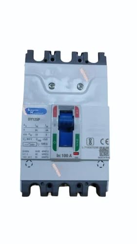 Lauritz Knudsen DY125U MCCB 100A 3 Pole 415V AC 10kA Thermal Magnetic Molded Case Circuit Breaker, EM90983OOKO-image-8