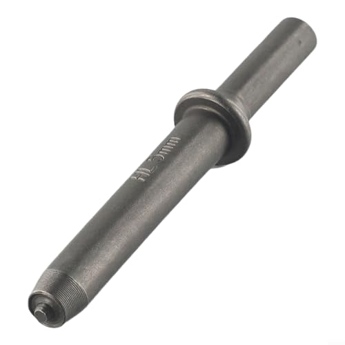 Remache neumático con cabeza de martillo de remache de aire para remaches huecos y sólidos, martillo de aire de acero tratado térmicamente, herramienta de remachado para metal (5 mm, cabeza hueca)