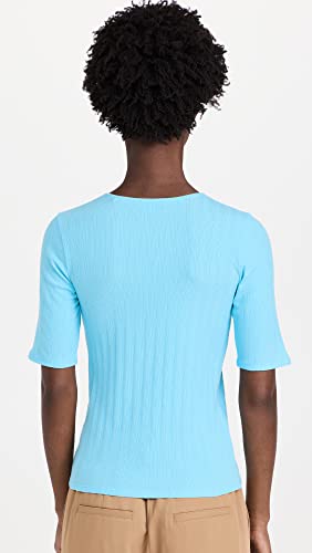 Image of Vince Women's Elbow Sleeve Crew Neck Top