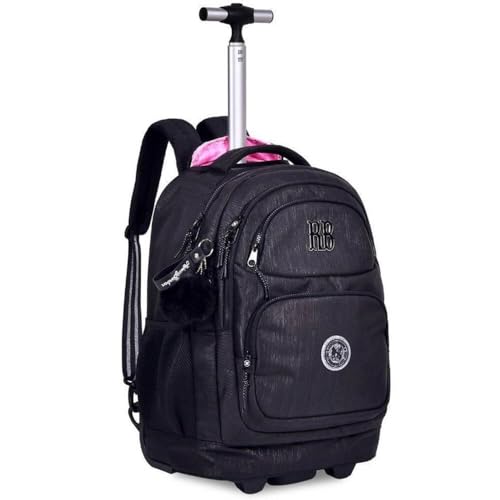 Mochila de Rodinhas alças Rebecca Bonbon 2 em 1 Original RB24530 (PRETO)