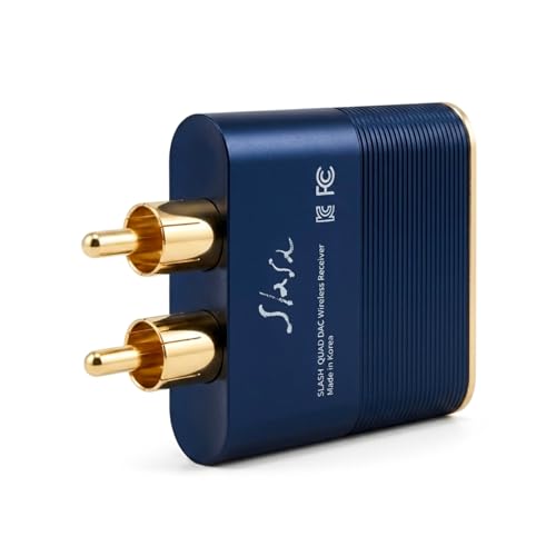 Image of SLASH 6 LDAC Hi-Res Bluetooth USB DAC | Optical In /Out, Analog In, aptX Adaptive, HD & AAC. RCA Stereo for Home Stereo Amp