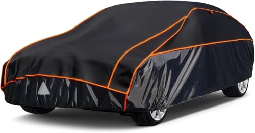 Image of Kayme Hail Protector Car Cover,Anti Hail Thickened Multi-Layered EVA Car Cover Waterproof All Weather with Wind Straps, Outdoor Hail Protection Cover, Fit Sedan /Coupe-Length (176 to 185 Inch)