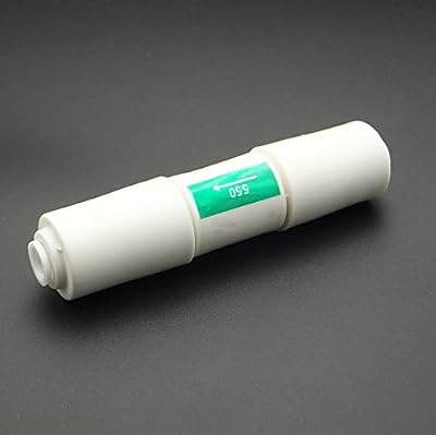 550ML 1:3 1/4" OD Tube Pushfit Flow Restrictor RO Water Connector Reverse Osmosis Aquarium System Plastic Pipe Fittings