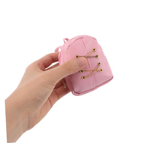 Mini Zipper Doll Backpack for Cute Coin Purse Change Pouch for Little Eyecatching Design for Financial Learning Daily Use4