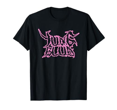 Photo de Produit Officiel Yungblud Deadhappy Rose et Noir T-Shirt