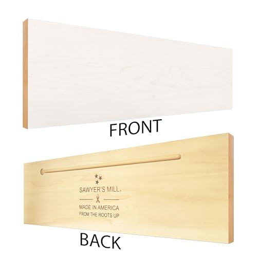 Sawyer's Mill Ohana Wooden Sign – Rustic Hawaiian Wall Decor | “Ohana Means Family” Quote | Farmhouse Style Wood Sign for Living Room, Entryway, or Ohana Room | Tropical Idea