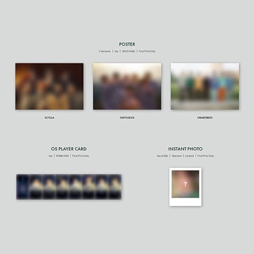 Kakao M ENHYPEN - DIMENSION : DILEMMA Album+Pre-Order Benefit+Folded Poster+Extra Photocards Set (SCYLLA ver.)