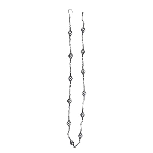 Cadena de lluvia ajustable de metal Srliya de 2M resistente para canalón 2