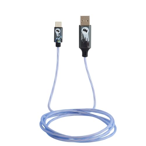 Batman Light-Up cUSB Charging Cable - Batlogo