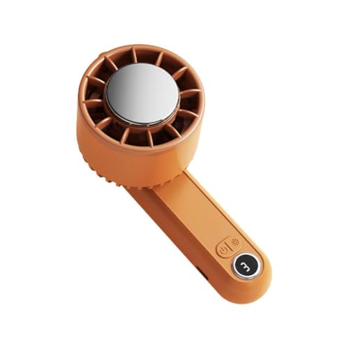 Ventilador turbo portátil de mano con refrigeración por hielo, mini ventilador personal plegable, 3 velocidades de refrigeración recargables Ic ventilador de mano de escritorio