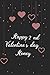 Produktbild Happy 2 nd Valentine's day honey: Valentine Notebook : a lovers journal which will contain all of yours lovely hearts memories