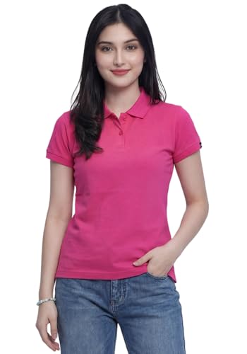Image of Wear Your Opinion Womens Polo Collar Neck T-Shirt Top (Design: Solid)