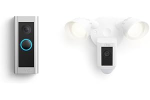 Ring Video Doorbell Pro 2 with Wired Floodlight Cam