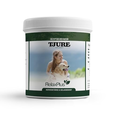 TJURE Relax Plus 500 g Pulver | Ergänzungsfuttermittel mit B‑Vitaminen, Magnesium & L‑Tryptophan | Zur ernährungsphysiologischen Unterstützung in besonderen Phasen