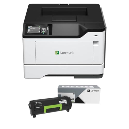 Image of Lexmark MS531dw Monochrome Laser Printer, Duplex (2-Sided Printing), Energy Star, Up to 46 ppm, 2.8 inch, Color Touch Screen(38S0300) Bundle with 66S1000 Black 5K Yield Toner Cartridge