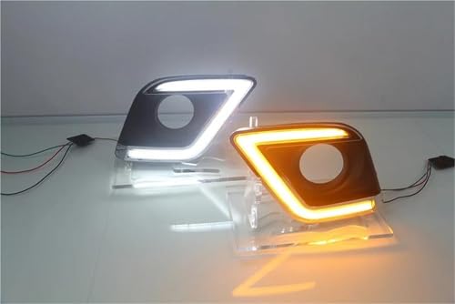 Feu jour antibrouillard étanche avec signal jaune Toyota Hilux Revo