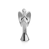 Nambe Angel Figurine | 5 Inch Miniature Nativity Holiday Figurine | Beautiful Symbol for Christmas Home Décor | Made of Metal Alloy | Designed by Alvaro Uribe
