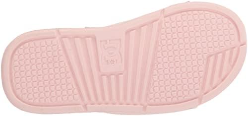 DC Women's Bolsa Athletic Slide Sandal, Pink/Pink, 8 | Image 3