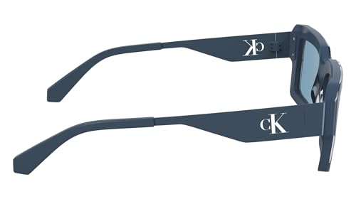 Calvin Klein Jeans Unisex Adult Sunglasses CKJ25606S - Blue with Solid Blue Lens - Image 7