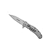 Kershaw Zing Pocket Knife (1730SS); 3" High-Performance 8Cr13MoV Stainless Steel Blade, 410 Stainless Steel Handle, Bead-Blasted Finish, SpeedSafe Assisted Opening, Reversible Pocketclip; 3.3 oz