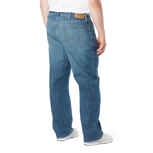 Signature by Levi Strauss & Co. Gold Label Men's Big & Tall Relaxed Fit Flex Jeans, (New) Hazy Horizon-Stretch Waistband, 48Wx30L
