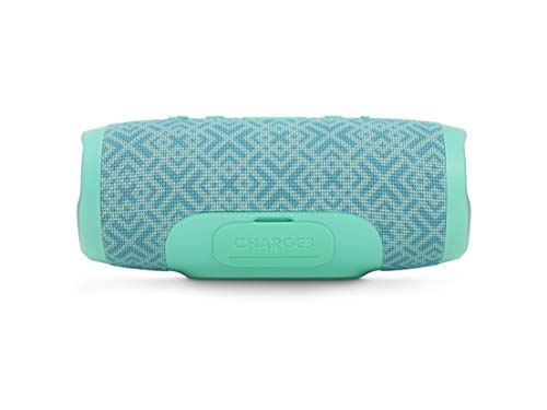 Image of JBL Charge 3 by Harman Portable Bluetooth Speaker with Upto 20 Hours Playtime, Built-in 6000 mAh Powerbank & IPX7 Waterproof (with Mic, Mosaic)