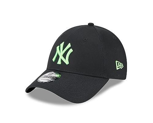 New Era York Yankees - - MLB Baseball - Hut Kappe cap - Schwarz GrĂĽn - Strapback Neon NY Logo - One-Size