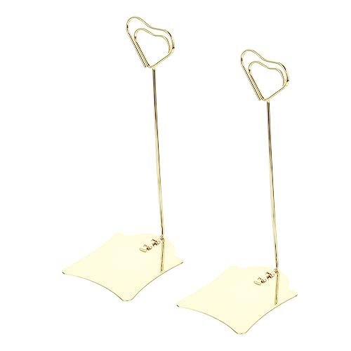 Gogogmee Stainless Steel Table Number Holders Pcs Menu Clips Wedding Banquet Place Card Holders