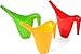 Ashman Set of 3 Watering Can, Indoor and Outdoor Use, Red, Green, Yellow, 2 Liter Capacity, 3 Pack