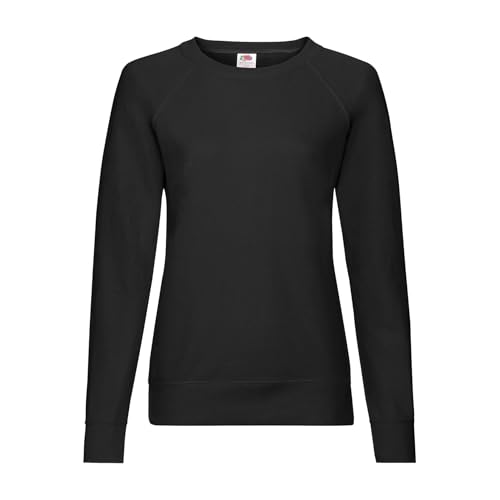 Fruit of the Loom Damen Sweatshirt Lightweight Raglan Sweat Lady-Fit