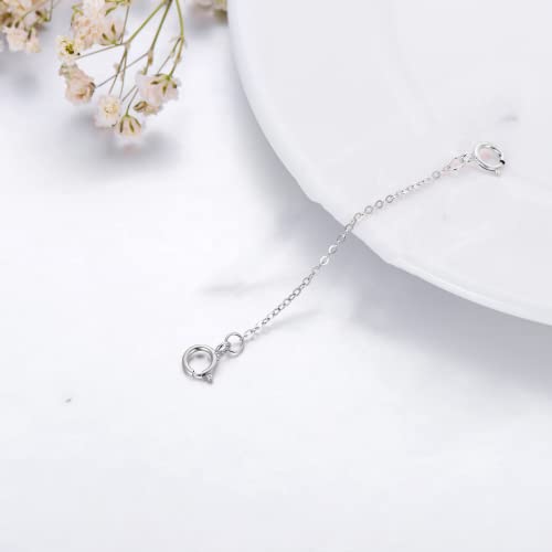 Image of 10k 14k Real Gold 1 inch /1.5 inch /2 inch /2.5 inch /3 inch /4 inch /5 inch Necklace Extender, Necklace Bracelet Extender Chain, Durable Gold Extender Chain, Adjustable Extension Chain for Necklace Bracelet Anklet