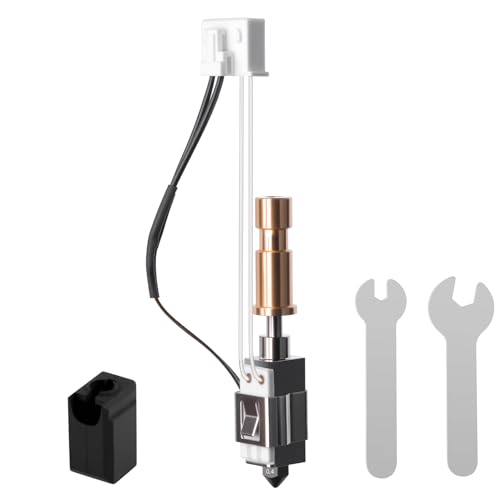 Upgraded Kobra S1 Keramik Hotend High Temp&Fast Speed Hot End mit 0.4mm Gehärteter Stahldüse und Silikonsockel Compatible with Anycubic Kobra S1/S1 Combo 3D Druckern